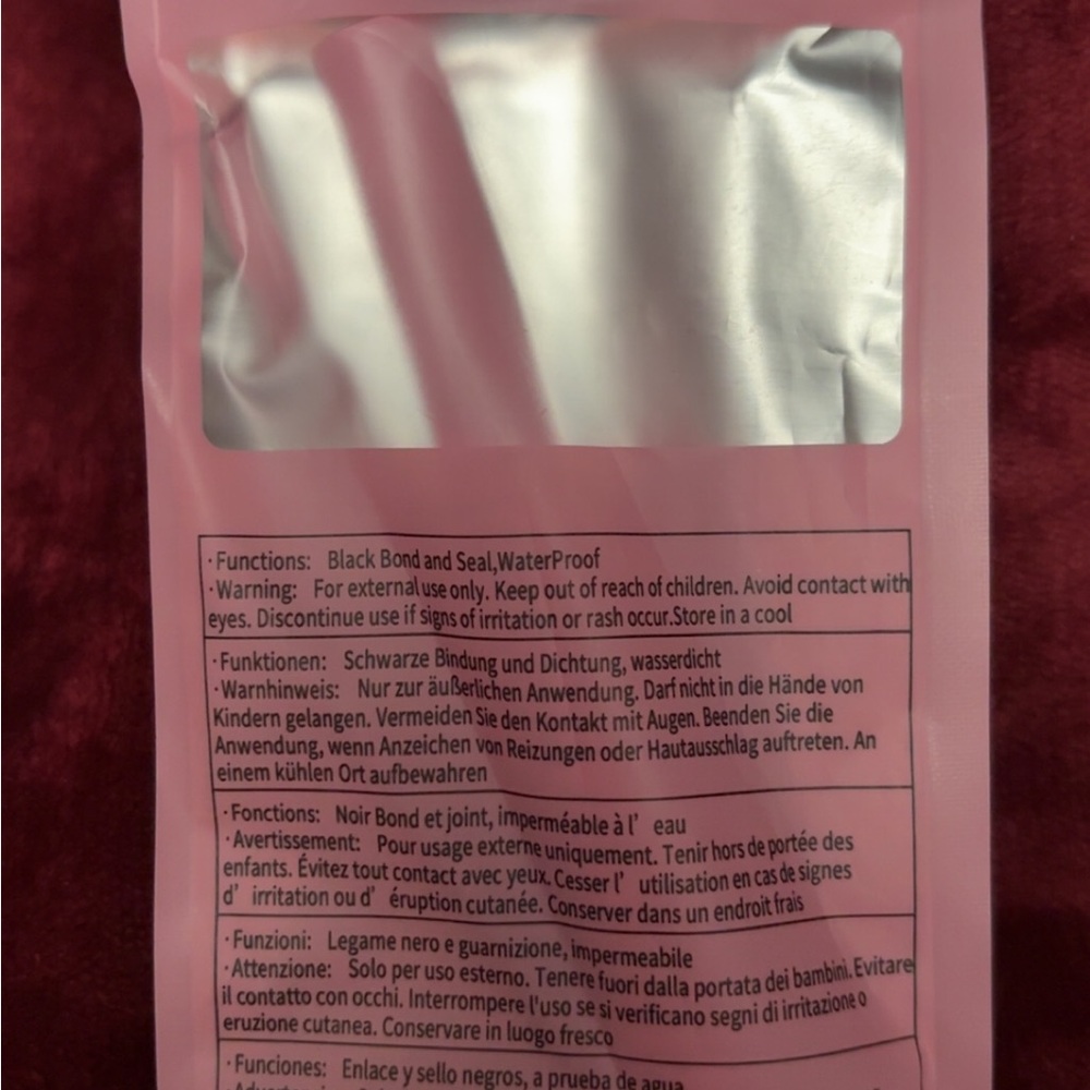 Pink Waterproof Bond and Seal